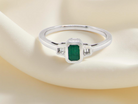 A NEW Emerald and Diamond ring