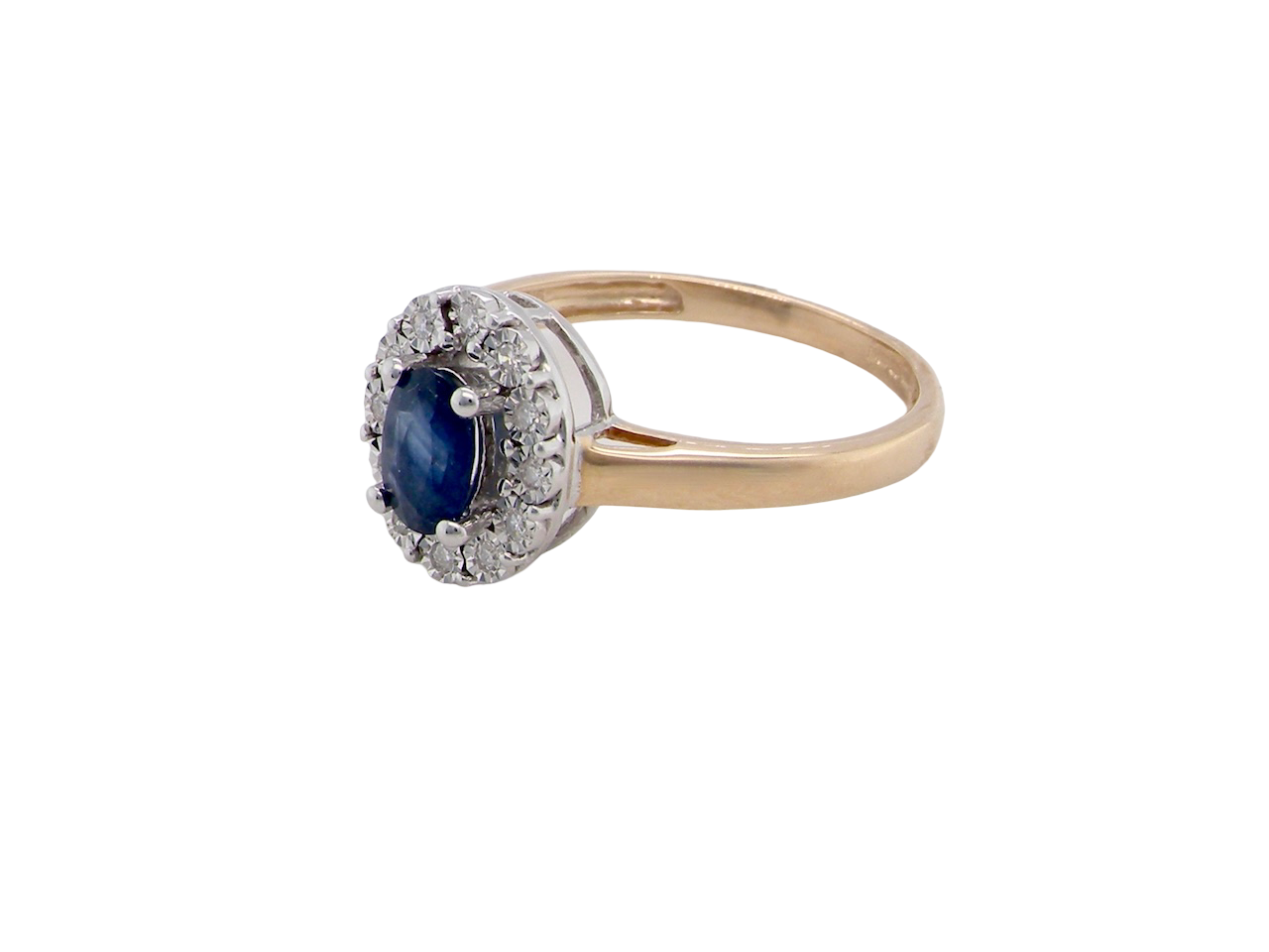 A New Sapphire &amp; Diamond Cluster Ring