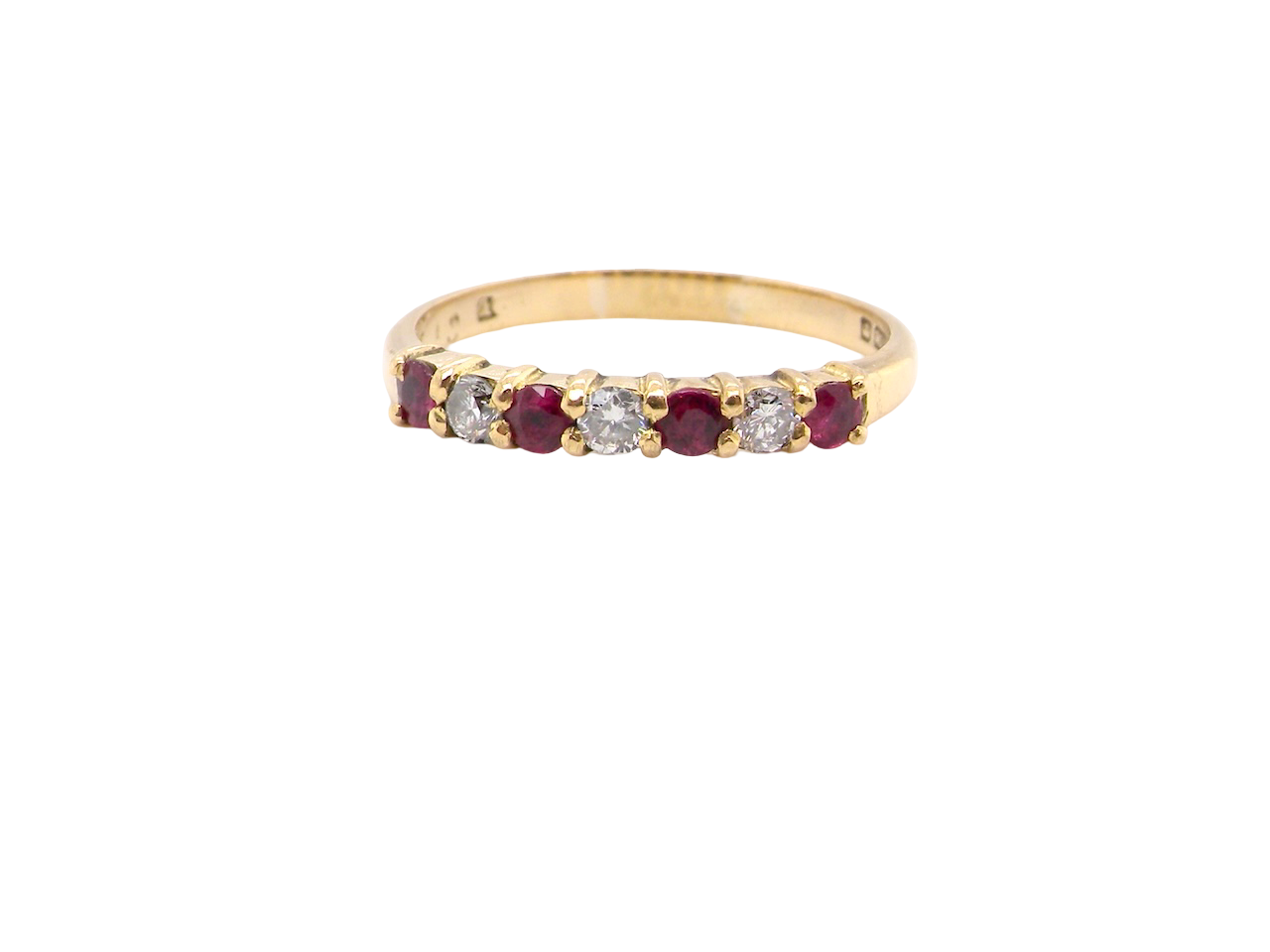 A Ruby and Diamond eternity ring