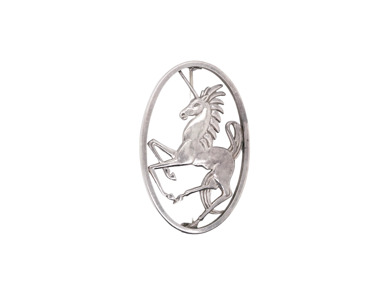 A Unicorn brooch by Geoffrey Bellamy