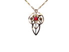 A Victorian Garnet pendant C
