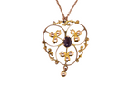A Victorian amethyst pendant
