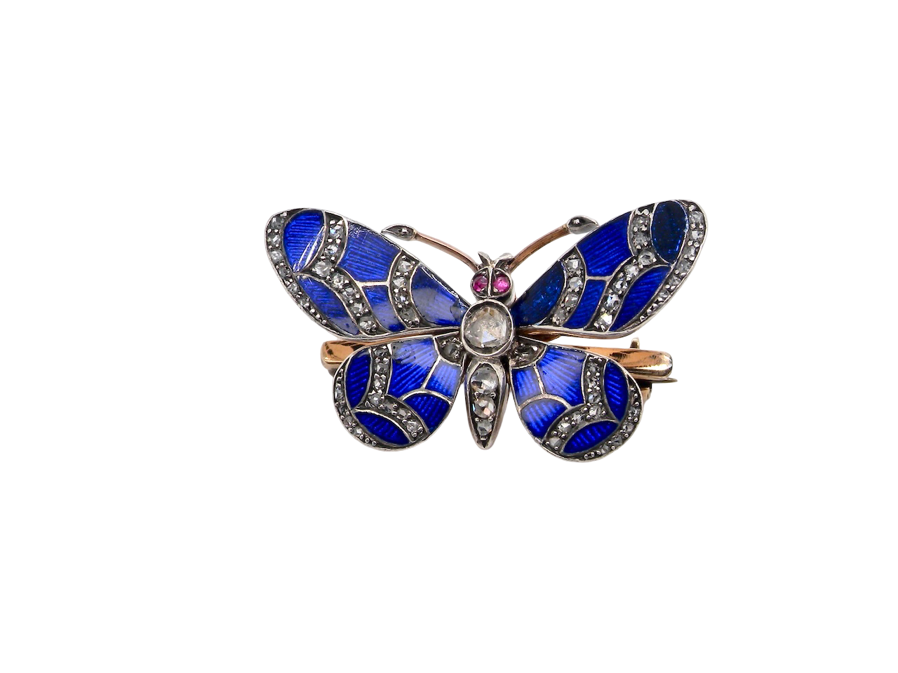 A beautiful brooch, late Victorian in the shape of a butterfly.