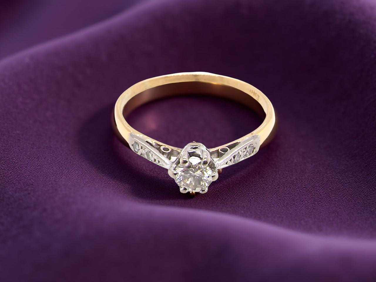 A classic Diamond Solitaire Ring