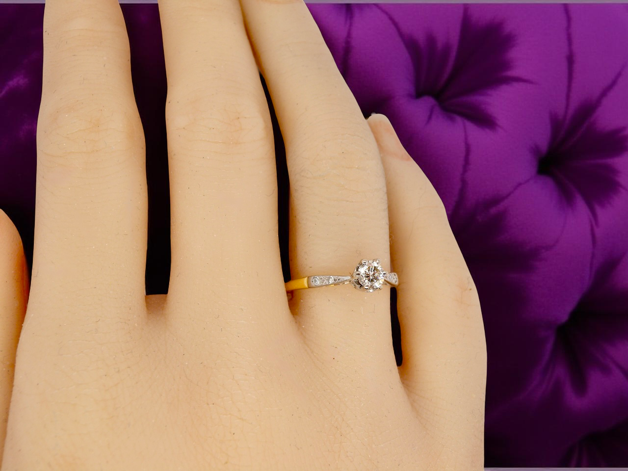 A classic Diamond Solitaire Ring
