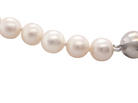 A cultured pearl bracelet. High quality pearls, each 6.5mm,