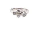 A designer four stone Diamond Ring