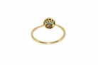 Sapphire and diamond Edwardian ring
