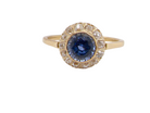 A fabulous vintage Sapphire and Diamond ring