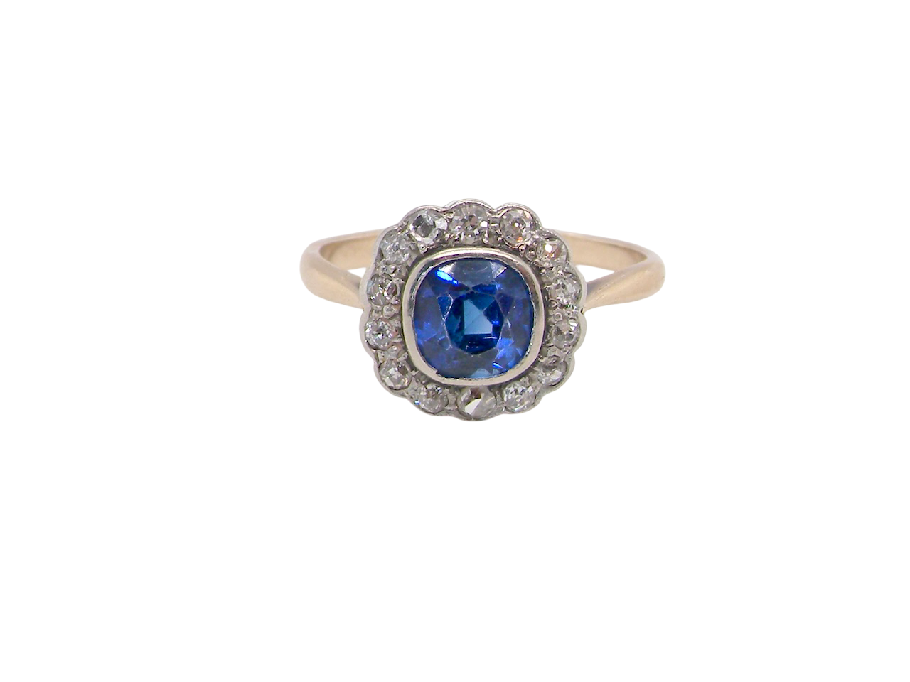 A fine Art Deco period Sapphire and Diamond ring