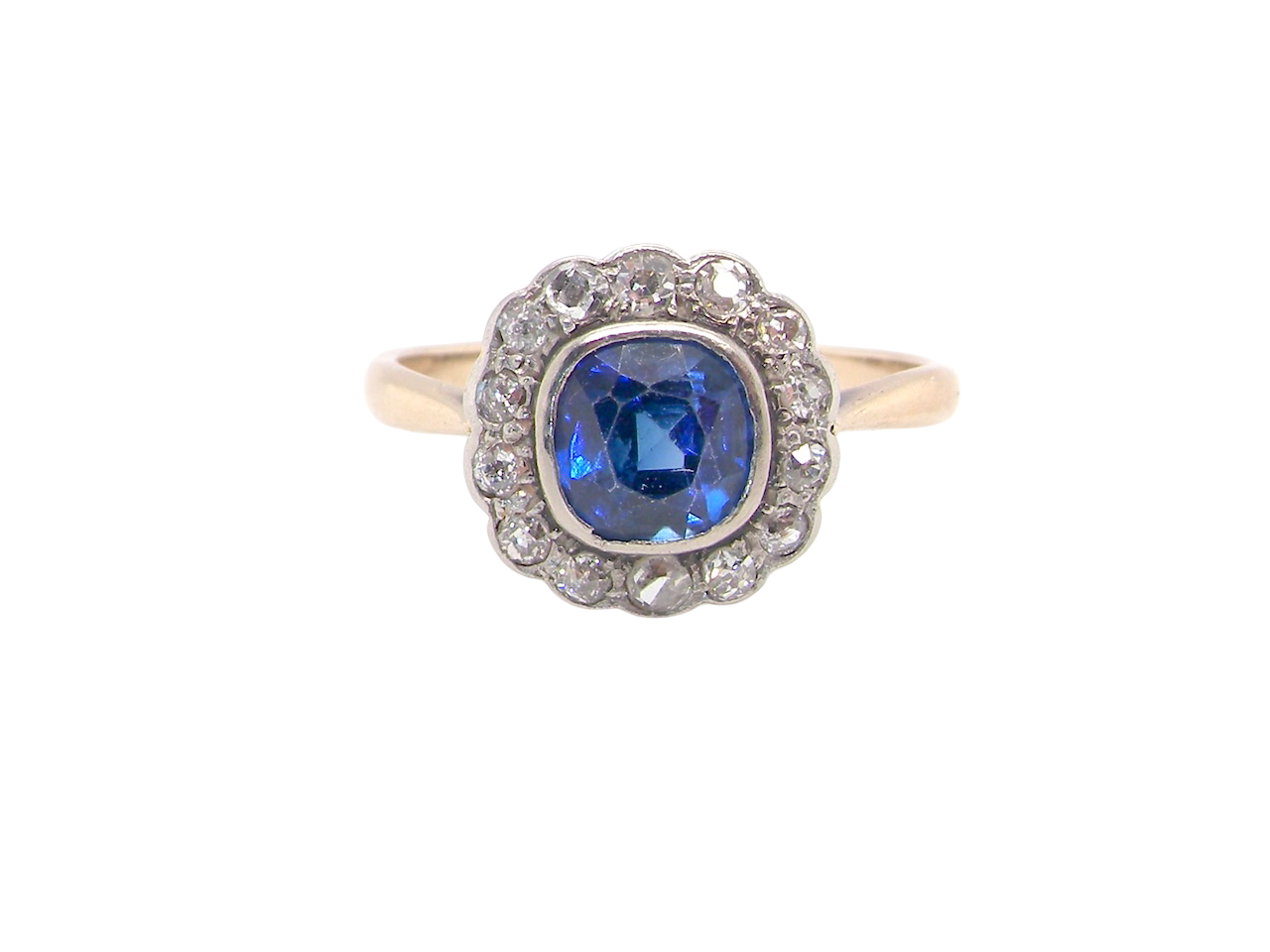 A fine Art Deco period Sapphire and Diamond ring
