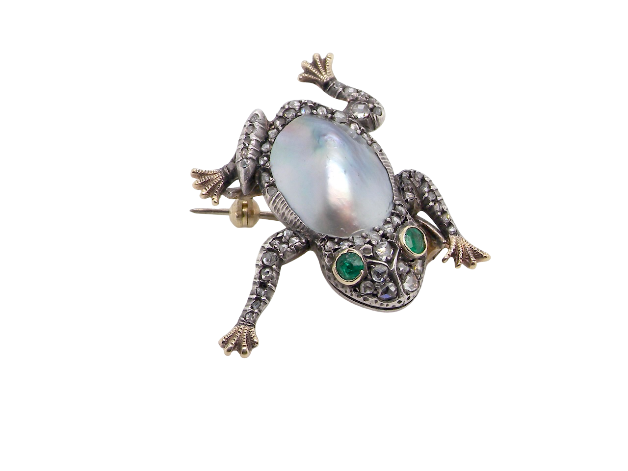 A fine antique Frog Brooch