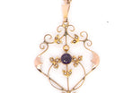 A fine antique pendant. Victorian openwork design, this impressive pendant 