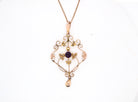 A fine antique pendant. Victorian openwork design, this impressive pendant measures 40x30mm.
