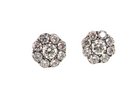 A fine pair of Diamond Cluster Earrings