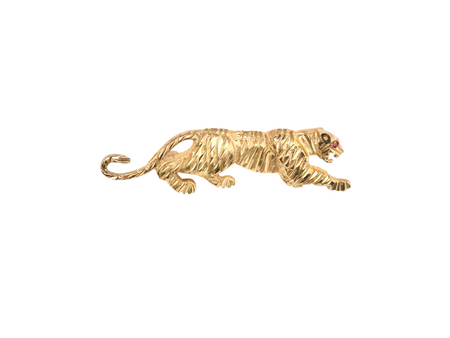 A gold* Tiger Brooch