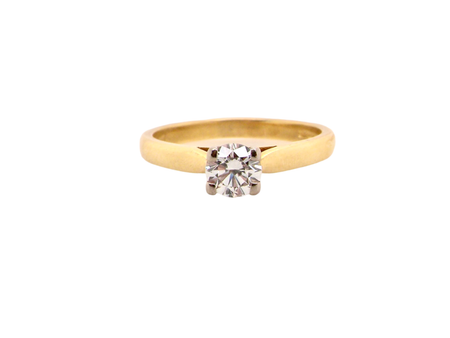 A half carat solitaire Diamond Ring