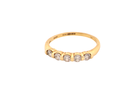 A half hoop Diamond Eternity Ring