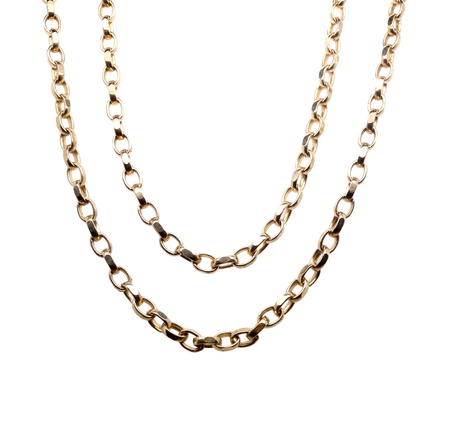 A heavy weight neck chain. Belcher style links