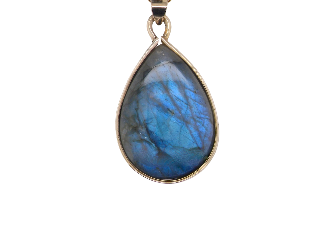A large Labradorite pendant