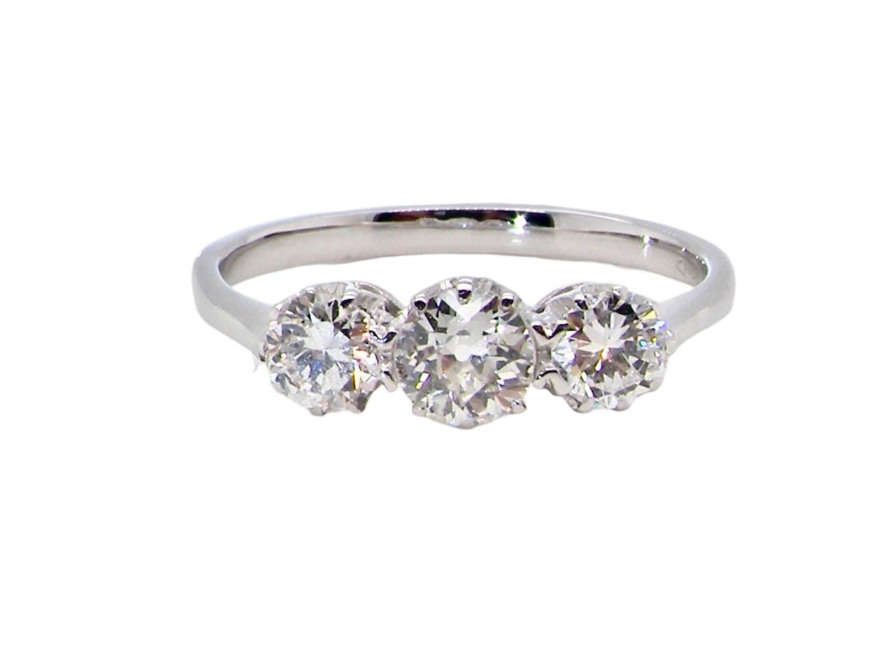 A three stone Diamond Trilogy ring