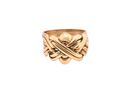 A man's gold Puzzle ring