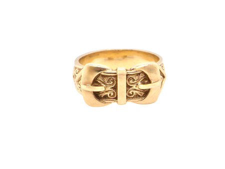 A man's heavyweight buckle ring