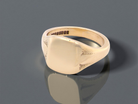 A man's heavyweight signet ring