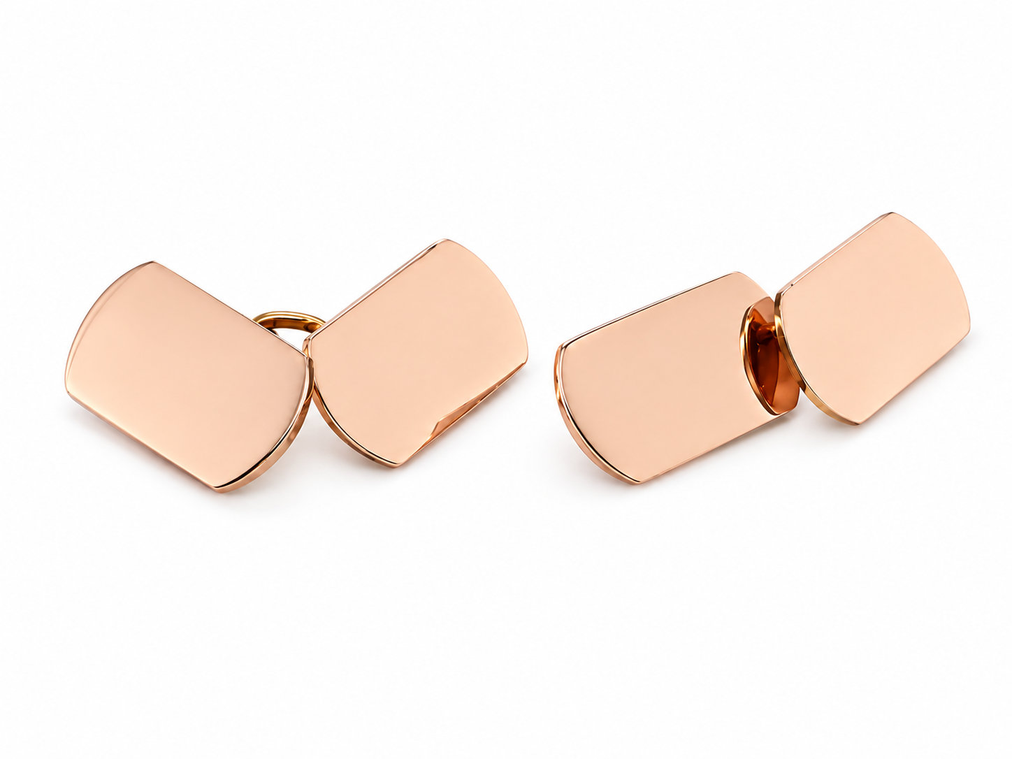 A pair of 9 carat gold* vintage cufflinks
