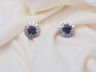 A pair of NEW Sapphire and Diamond earrings