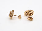 opal and diamond gold earrings