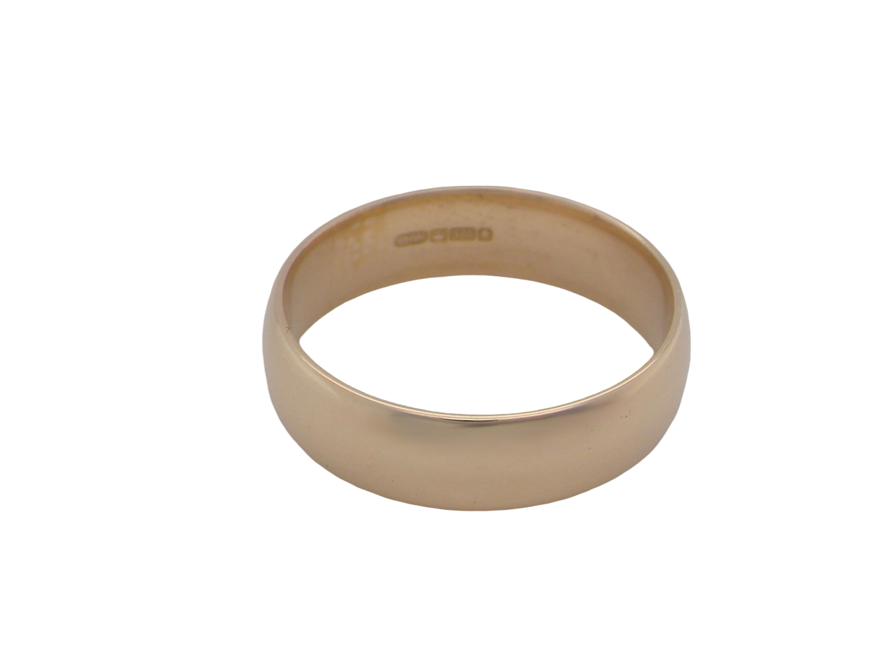 A plain profile Wedding Ring