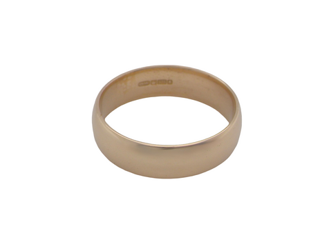 A plain profile Wedding Ring