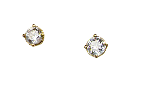 A simple pair of Diamond stud earrings