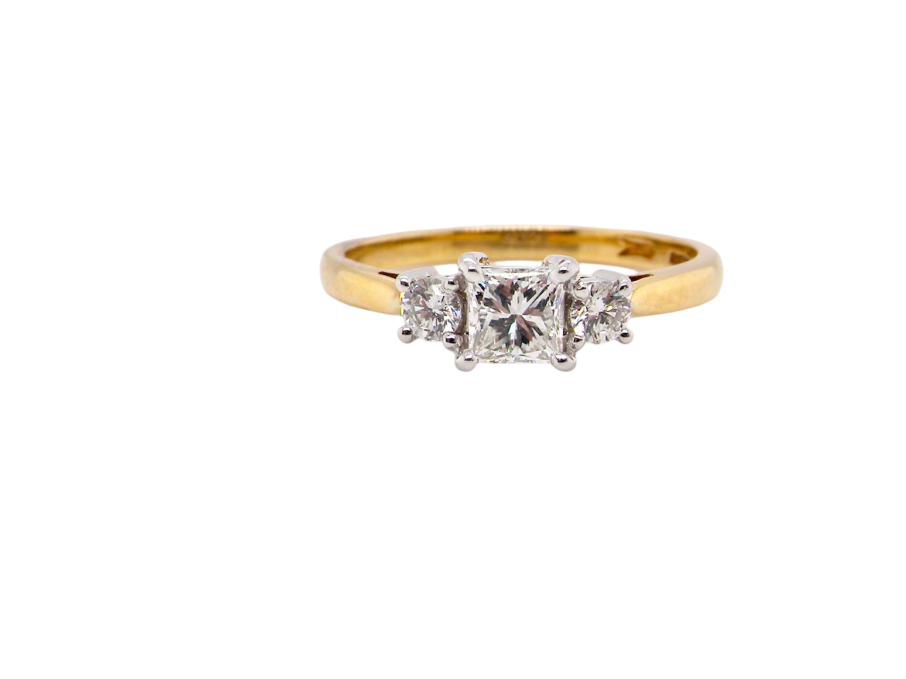 A three stone Diamond Trilogy Ring