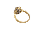 A traditional Sapphire and Diamond cluster ring