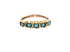 A turquoise dress ring