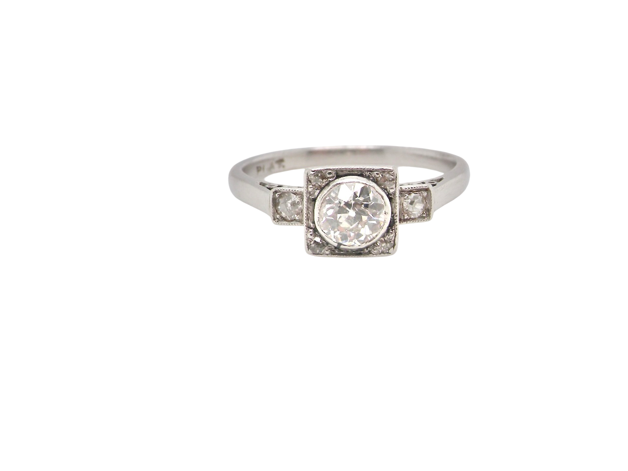 A vintage  Art Deco solitaire Diamond ring