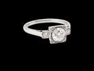 A vintage  Art Deco solitaire Diamond ring