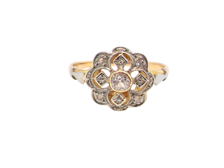 A vintage Diamond Cluster Ring