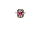 A vintage Edwardian Ruby and Diamond ring