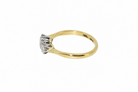 Side view of vintage trilogy ring