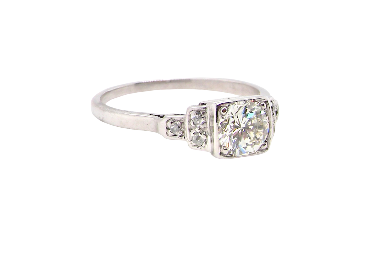 A vintage solitaire Diamond Ring