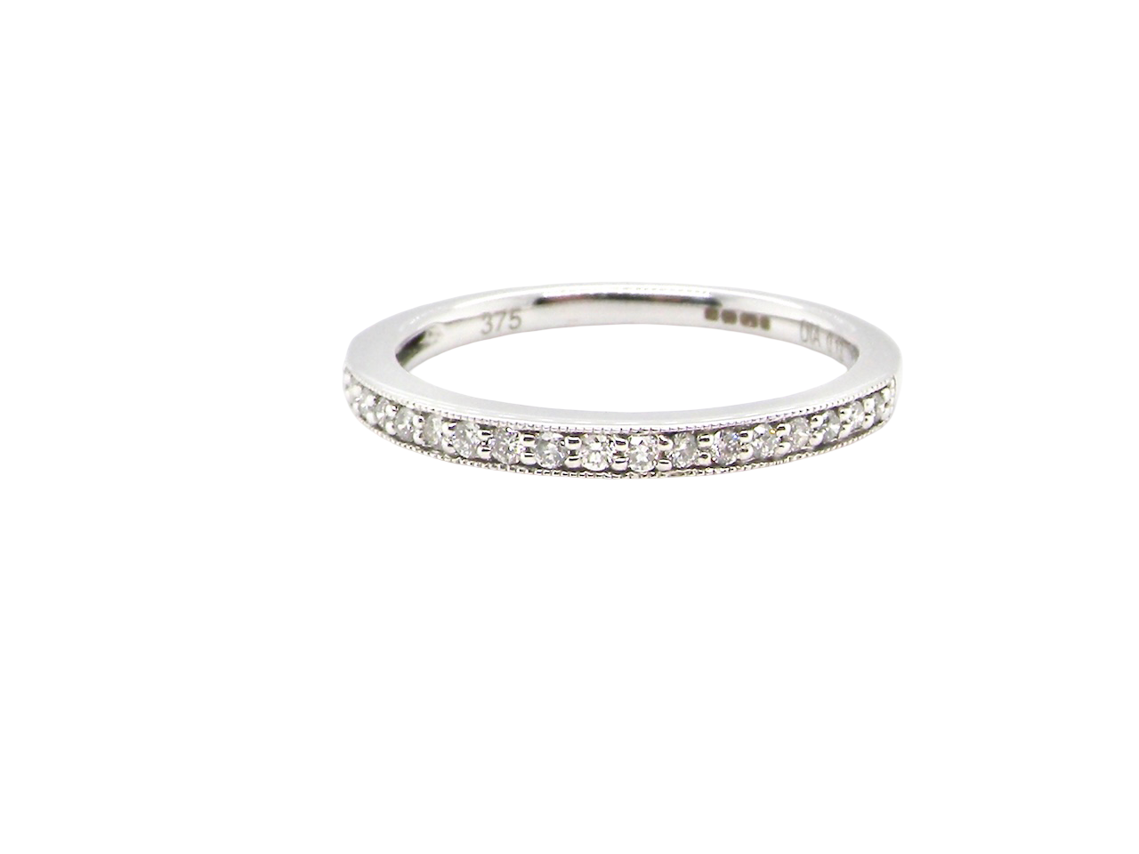 A white gold Diamond eternity ring