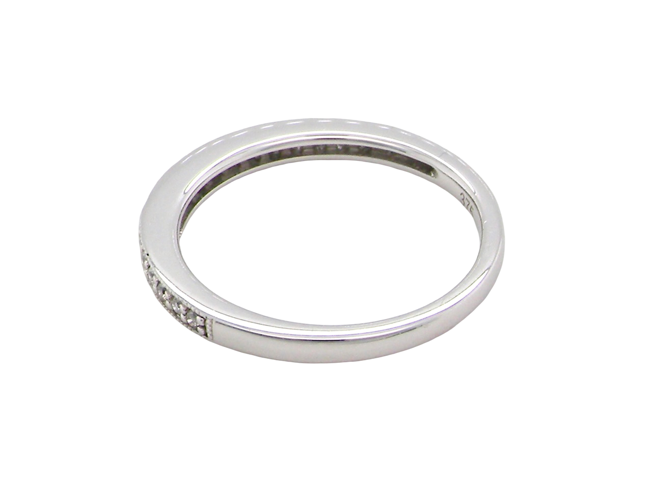 A white gold Diamond eternity ring