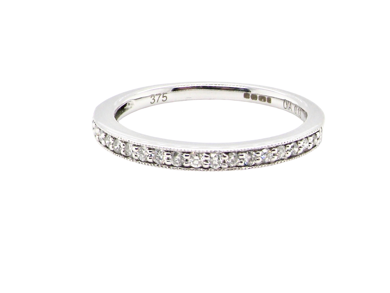 A white gold Diamond eternity ring