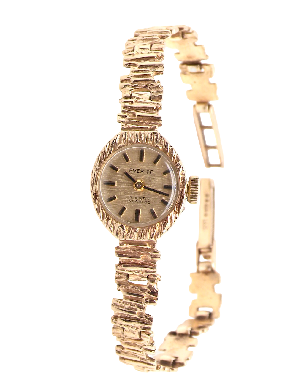 A woman's 9 carat gold wrist watch