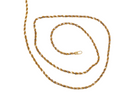 An 18 carat gold* rope neck chain