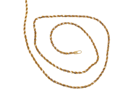 An 18 carat gold* rope neck chain