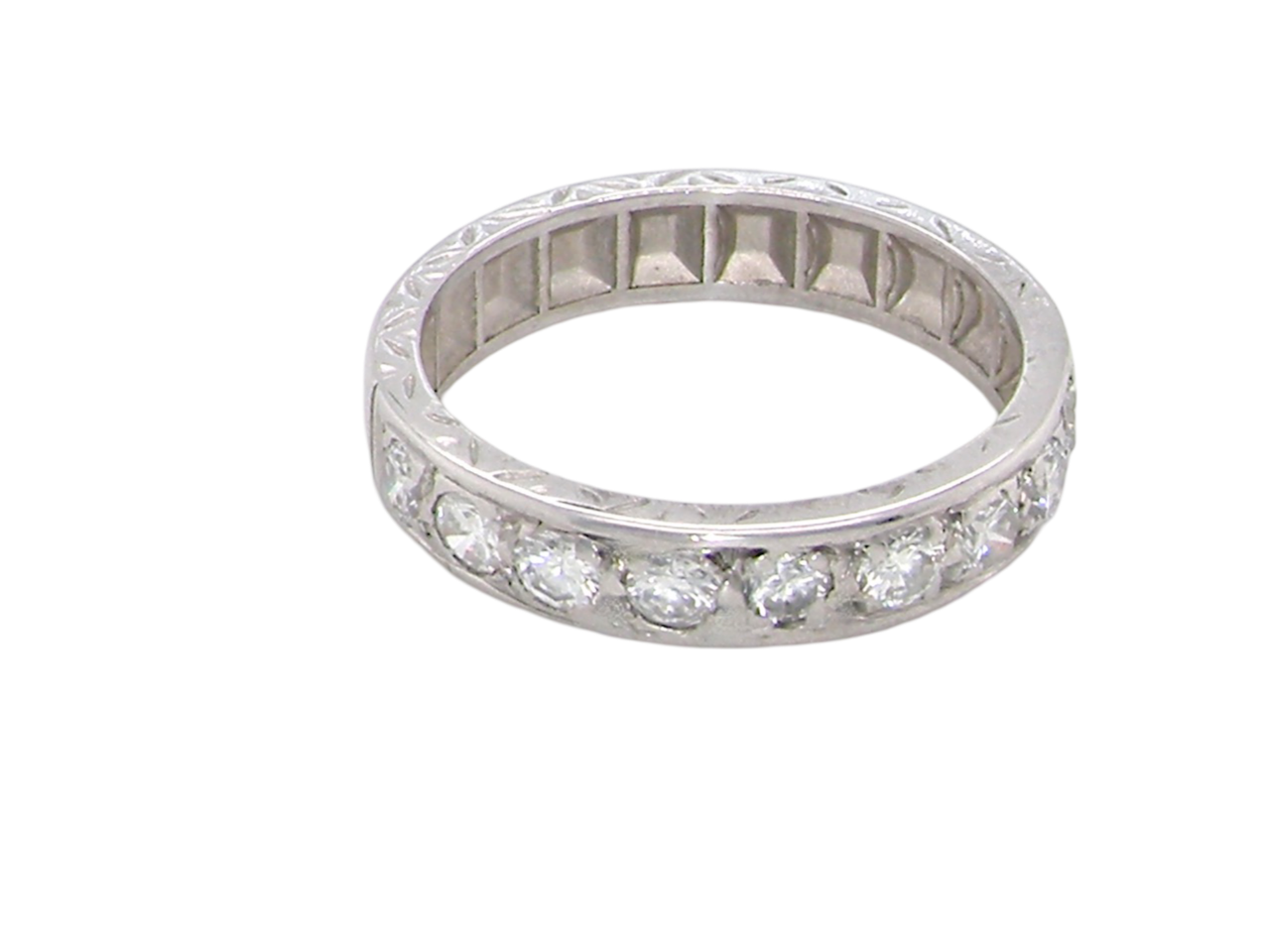 A half hoop Diamond Eternity Ring